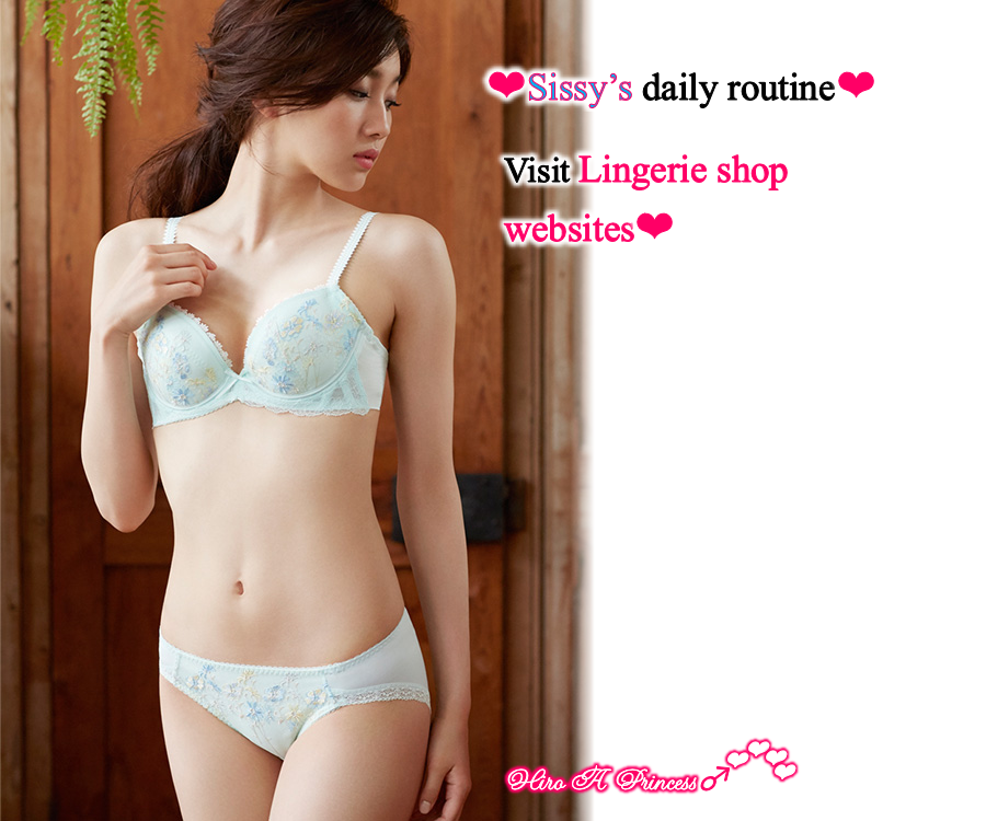 Sissys routine work is visiting Lingerie shop websites E