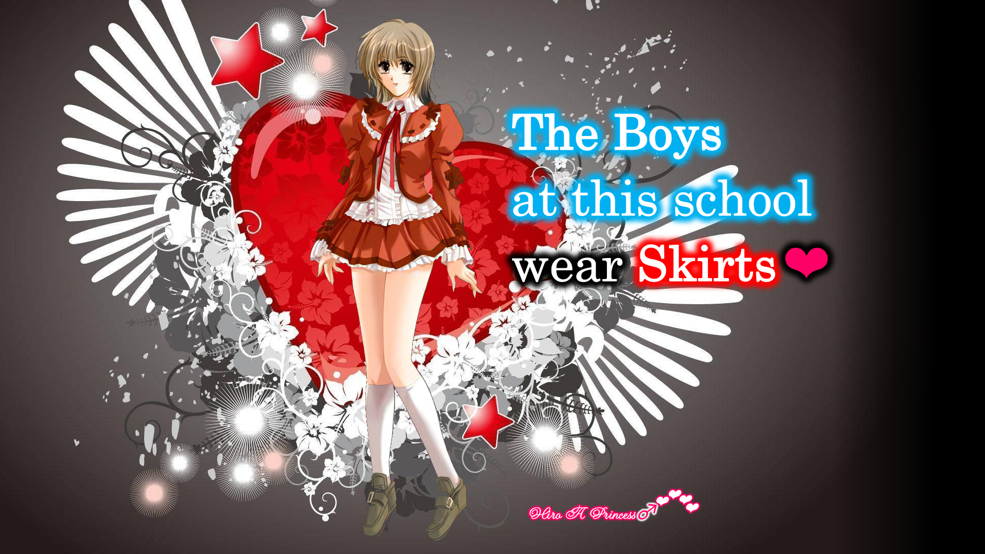 The Boys at this school wear Skirts 2E