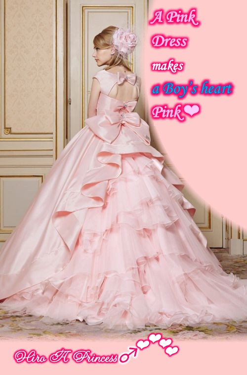 A Pink Dress makes a Boy’s heart Pink E
