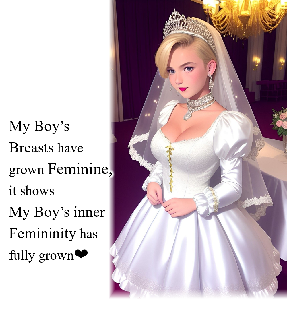 My Boy’s Breasts have grown Feminine, it shows My Boy’s inner Femininity has fully grown E