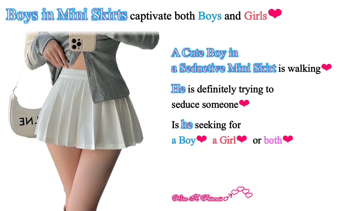 Boys in Mini Skirts captivate both Boys and Girls E