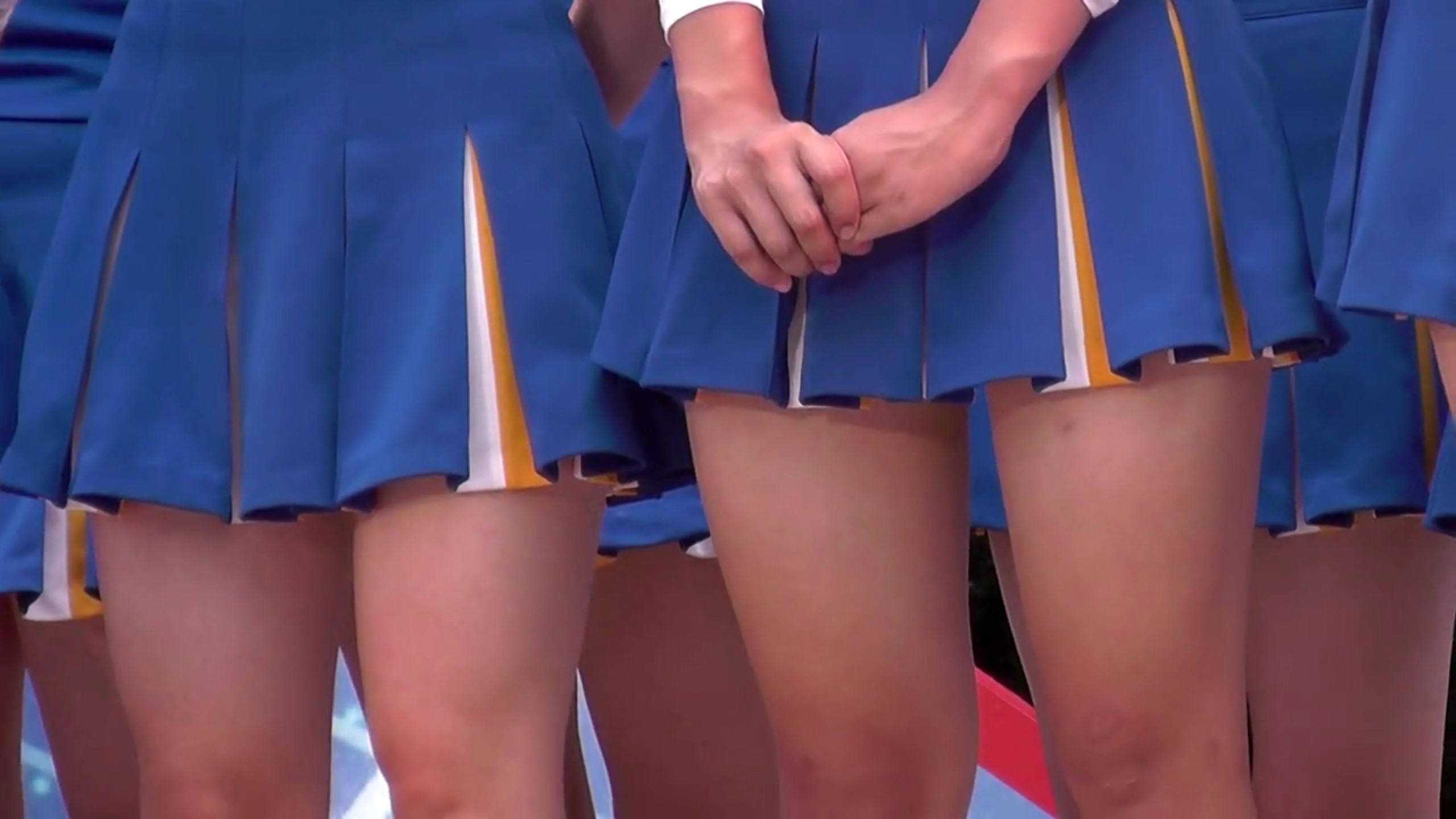 仙台育英高校ＪＫかわいい健康的な女子の高校生徒チアガールチアリーダーミニスカートパンチラ (50)